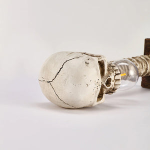 Horror Skull with Spine Lamp