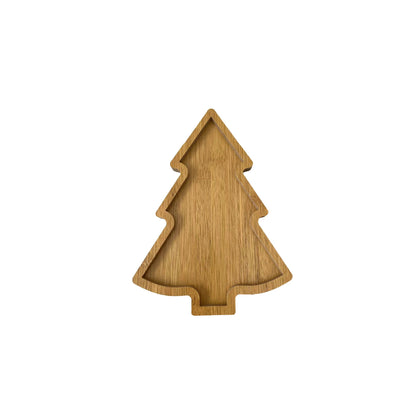 Christmas Tree Wooden Tray