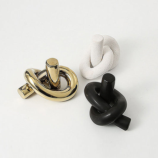 Irregular Knot Ceramic Home Decor Sulpture