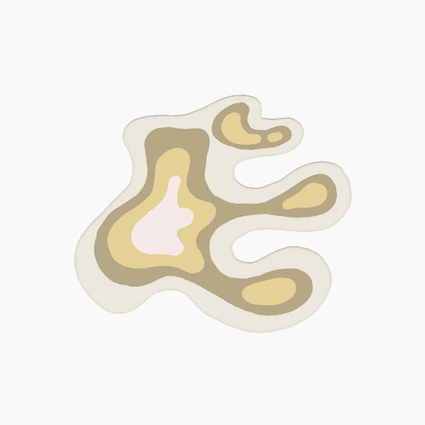 Irregular Abstract Art Area Flat Rug