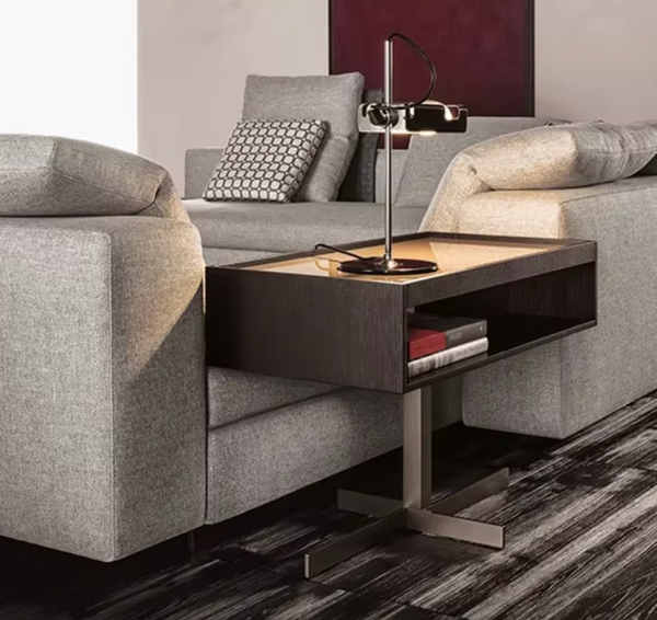 Studio Lima Stainless Steel Panel Floor & Table Lamp