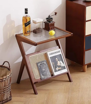 Yū Tokyo Bamboo Rattan Coffee Table