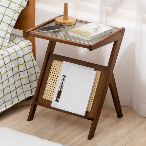 Yū Tokyo Bamboo Rattan Coffee Table