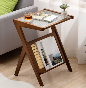 Yū Tokyo Bamboo Rattan Coffee Table