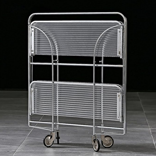 Modü Foldable Shelv Glass Stainless Steel Shelf
