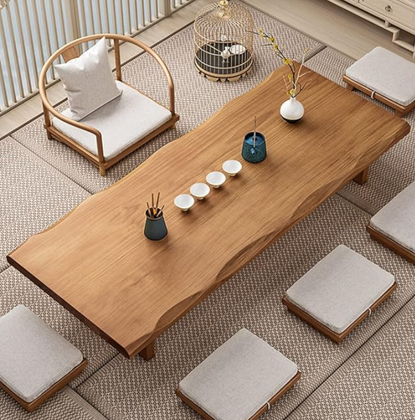 Yū Tokyo Vintage Solid Wood Japanese Tatami Table