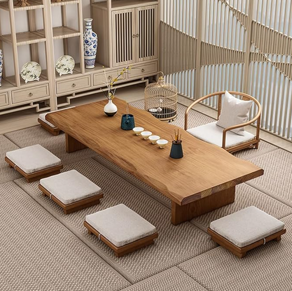 Yū Tokyo Vintage Solid Wood Japanese Tatami Table