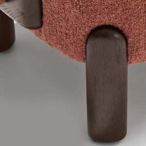 Nordic Fabric Solid Wood Bubble Lazy Sofa Chair