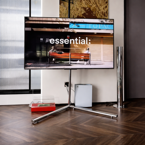 Studio Lima Stainless Steel V-Stand TV Holder