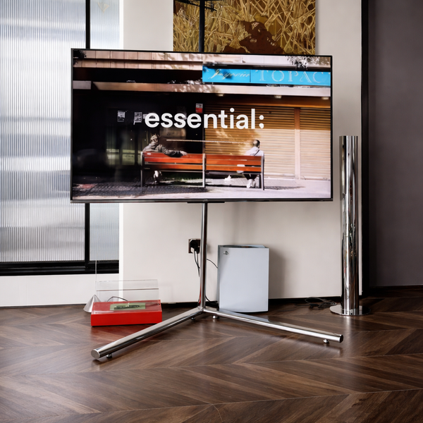 Studio Lima Stainless Steel V-Stand TV Holder