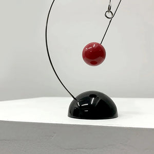 Rotating 3 Ball Balance Metal Ornament Book Holder