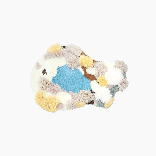 3D Winter Lake Tundra Hand-Crafted Rug