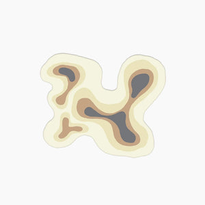 Irregular Abstract Art Area Flat Rug