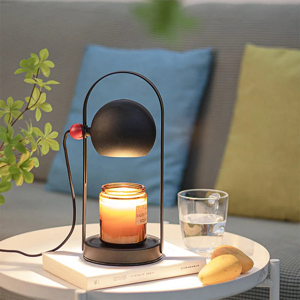 Modern Design Black Dimmable Candle Warmer