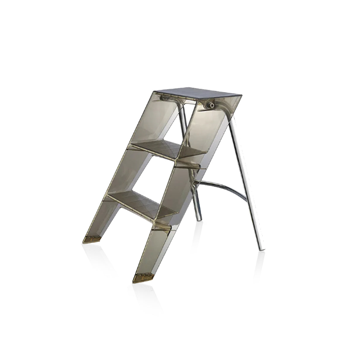 Acrylic Transparent Foldable 3 Step ladder