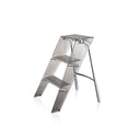 de homê Acrylic Transparent Foldable 3 Step ladder