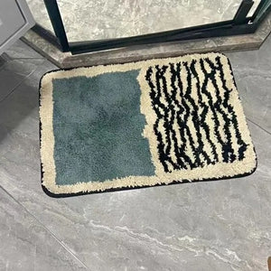 MokoMoko Nordic Style Abstract Hand-Crafted Bath Mat