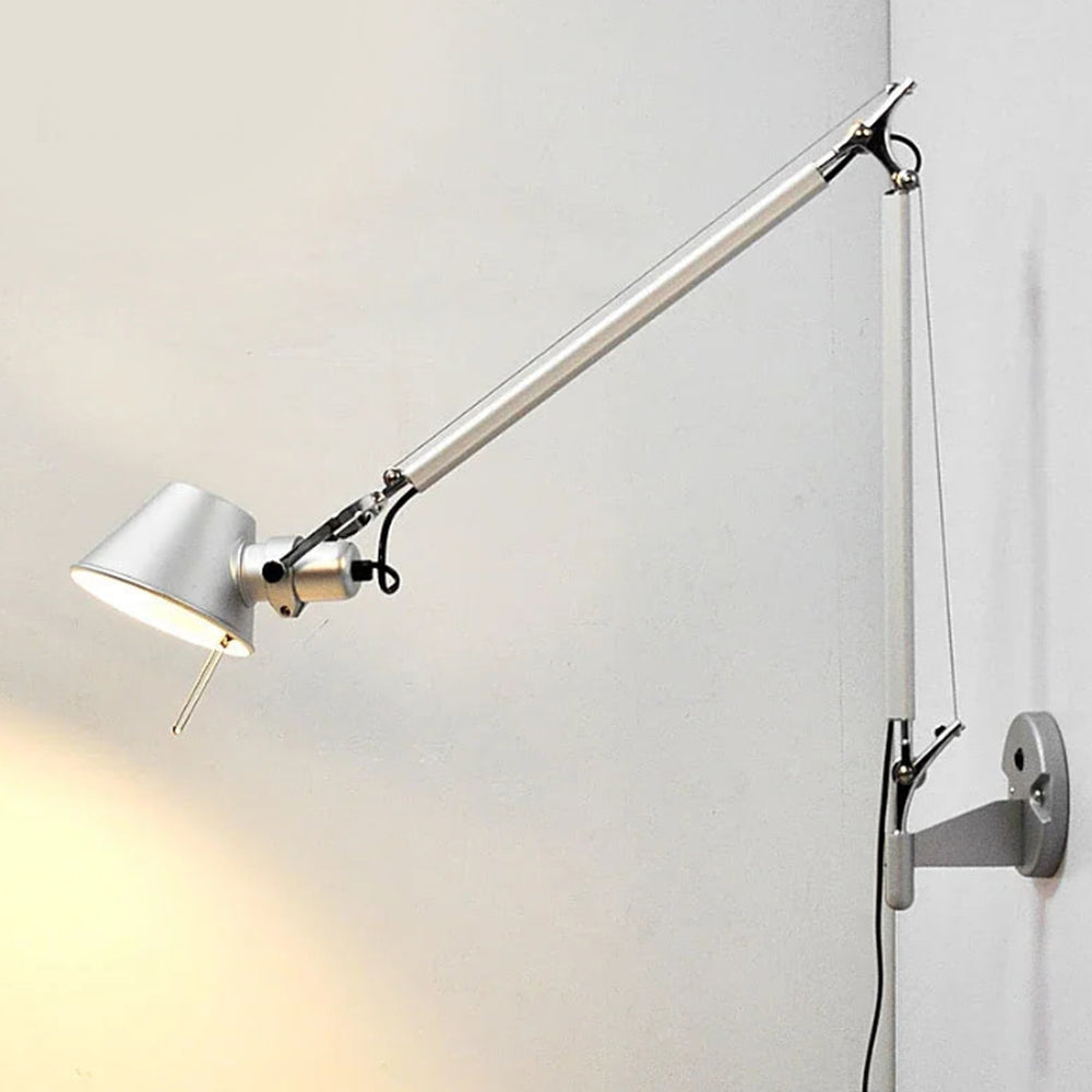 Aluminum Industrial Foldable Arm Wall Lamp