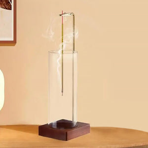 Anti-Asche-Räucherstäbchenhalter aus Glas