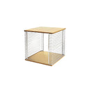 Yū Tokyo Antique Modular Metal & Solid Wood Cube Storage