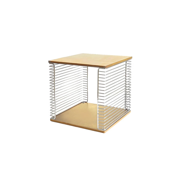 Yū Tokyo Antique Modular Metal & Solid Wood Cube Storage