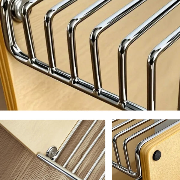 Yū Tokyo Antique Modular Metal & Solid Wood Cube Storage