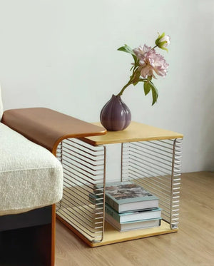 Yū Tokyo Antique Modular Metal & Solid Wood Cube Storage
