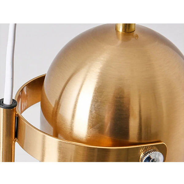 Chauffe-bougie de luxe avec plateau en or arabe et base en marbre