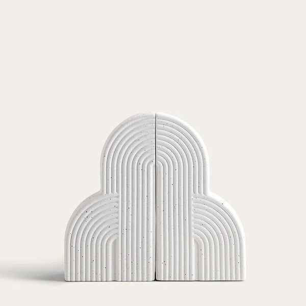 Atelier Oro Ceramic Cloud Bookends Ceramic Stand