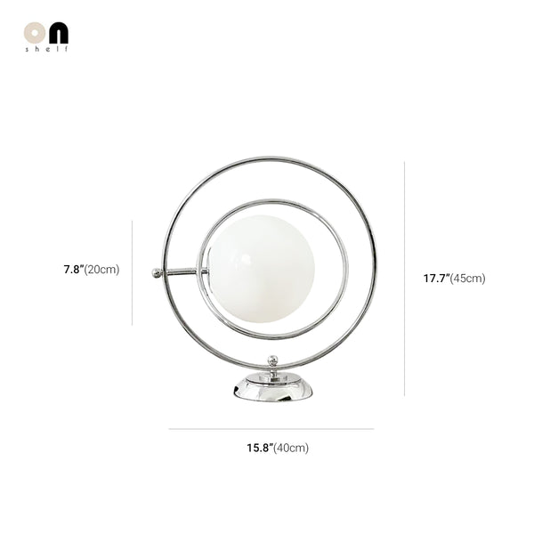 Bauhaus Glass Rotary Planet Table Lamp