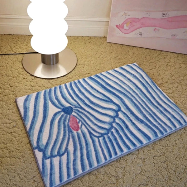 MokoMoko Blue Sheep Dog Carpet Area Rug