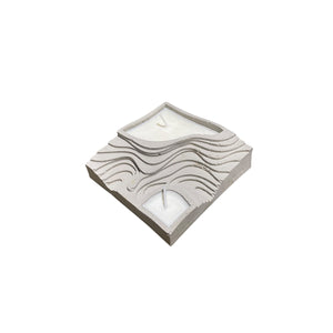 Caos Motē Topographic Double Candle