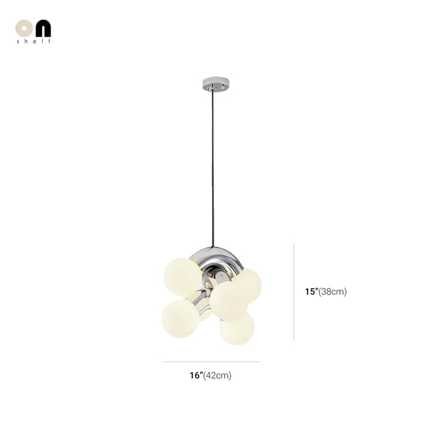 Carl Lighting Hotel Style Chrome Ball Wall & Ceiling Lamp