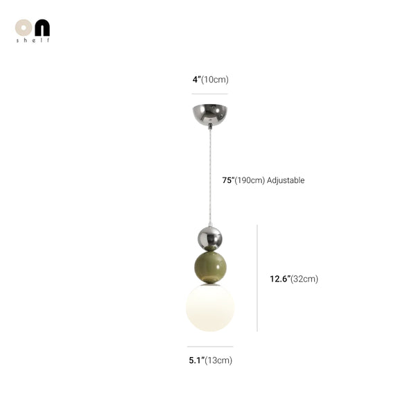Carl Lighting Macaron Ball Pendant Ceiling Fixture