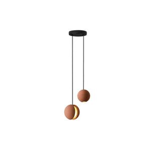 Carl Lighting Cement Moon & Planet Ball Ceiling Light