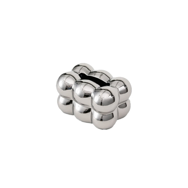 Taschentuchhalter „Marshmello“ aus Keramik mit Blasenmotiv