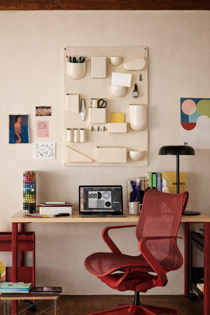 Retro Wall Mount Colored Storage Organizer Rack