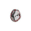 Chrome Electroplated Ceramic Wall Clock