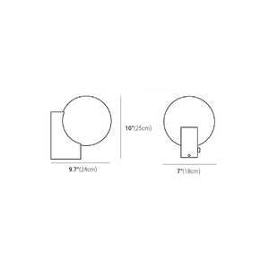 Chrome Metal Box Dimmable LED Table Lamp