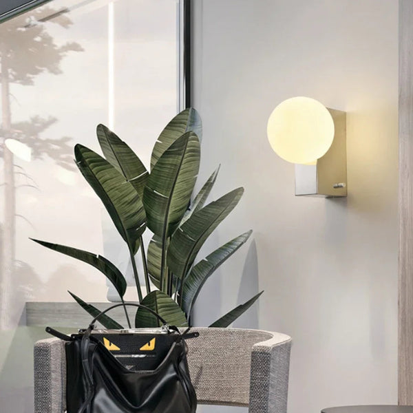 Chrome Metal Box Dimmable LED Table Lamp