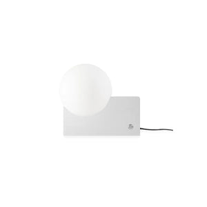 Chrome Metal Box Dimmable LED Table Lamp