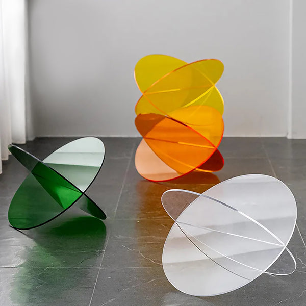 Cololred Acrylic Book Stand  Storage Shelf