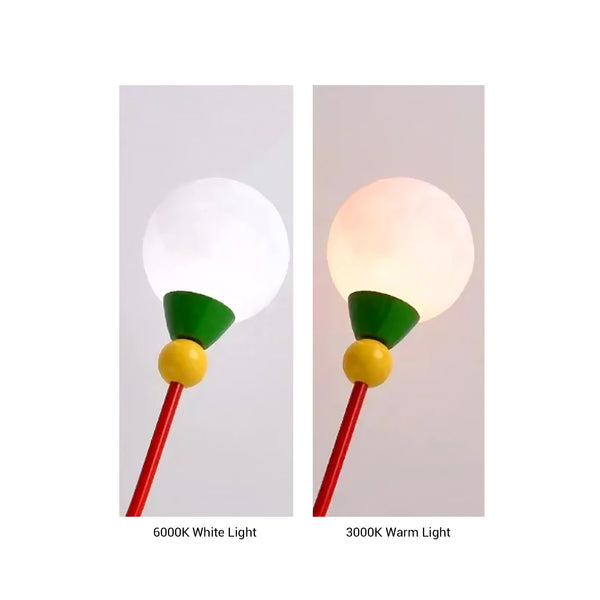 Colorful Wired Moon Lamp