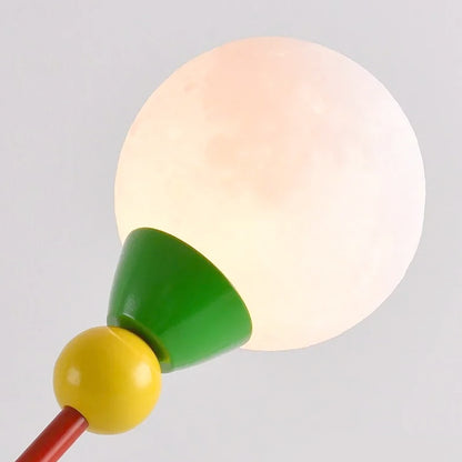 Colorful Wired Moon Lamp