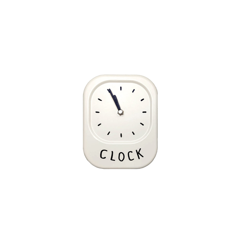 Cream White Minimalistic "Clock"
