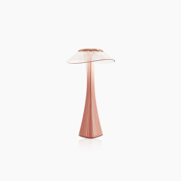Mushroom Acrylic Top Portable Table Lamp