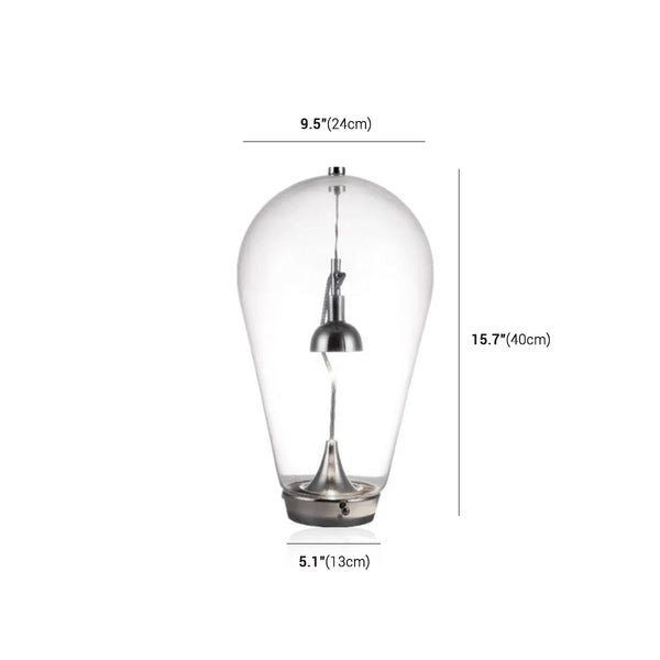 Lampe de bureau magnétique en verre soufflé tactile moderne pour salon, salle d'étude, chambre à coucher, décoration, lampe de bureau de lecture