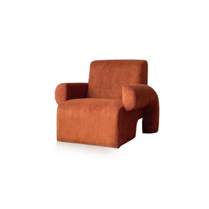 Sofá de salón con brazos de pana danesa