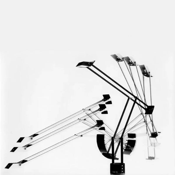 Lampe de table à grue industrielle danoise