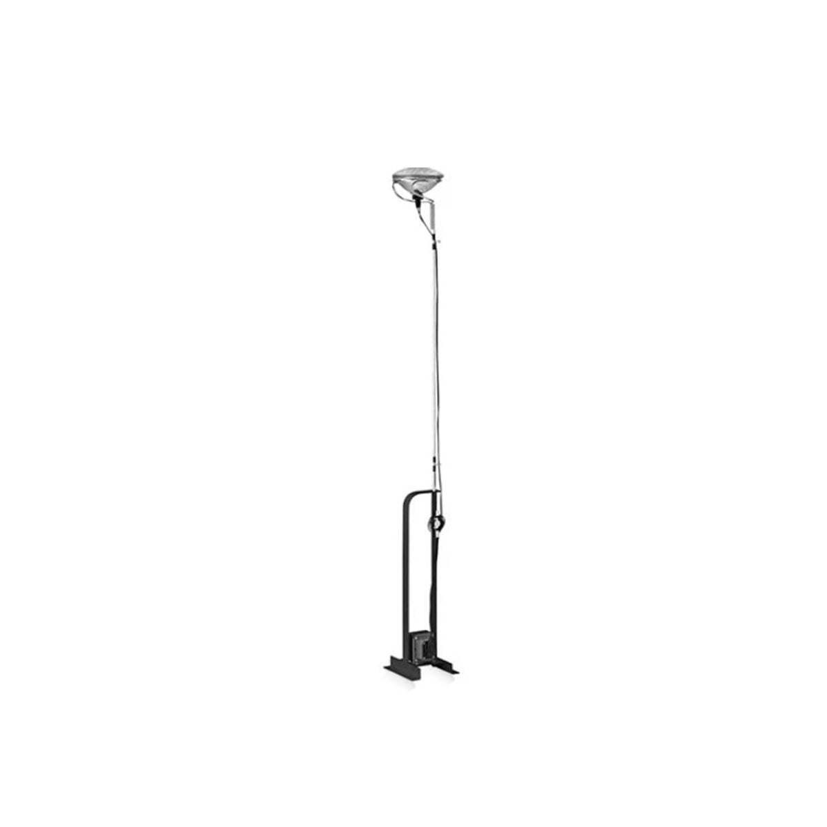 Danish Metal Pole Industrial Halogen Style Floor Lamp